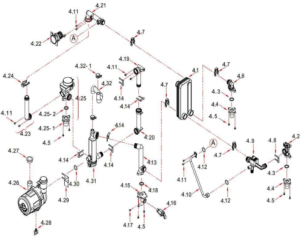 запчасти Navien atmo 20 A