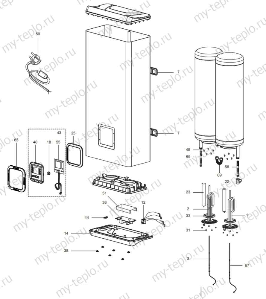 Запчасти Ariston ABS VLS INOX QH 30 D купить в Тюмени