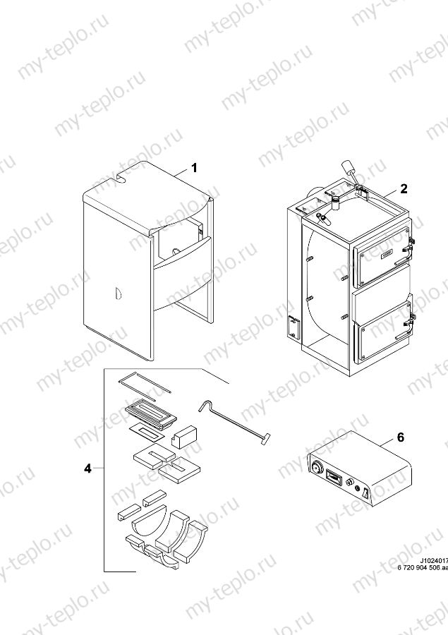 Запчасти Buderus Logano S121-24 купить в Тюмени