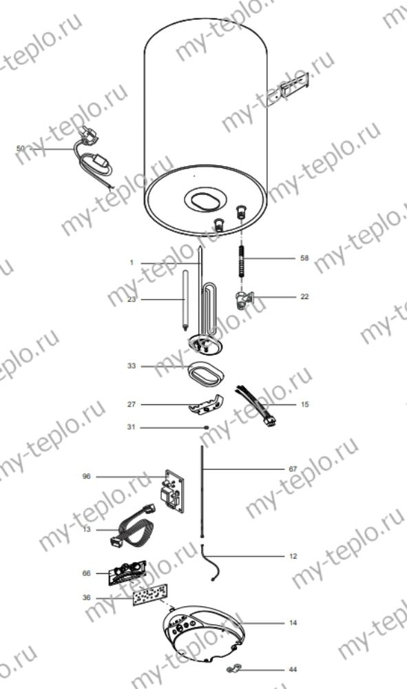 Запчасти Ariston ABS PRO PRO INOX PW V купить в Тюмени