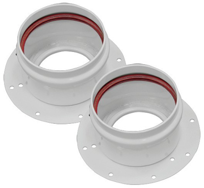 Дымоход комплект фланцев перехода на 2-х трубную систему, D80 Arderia (2601202) Дымоход комплект фланцев перехода на 2-х трубную систему, D80 Arderia (2601202)